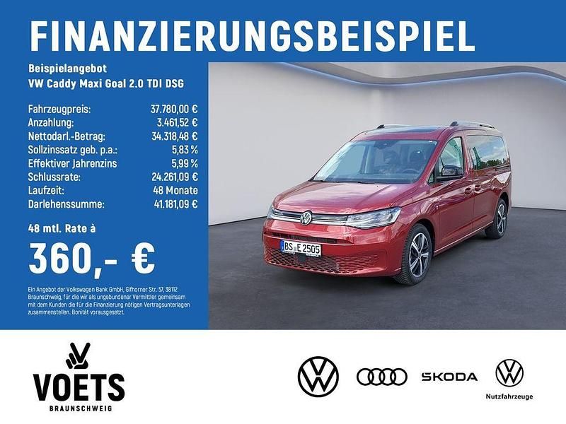 Gebraucht VW Caddy Maxi Goal 122 PS (89 kW) 2025 Fortanarot metallic Van / Kleinbus