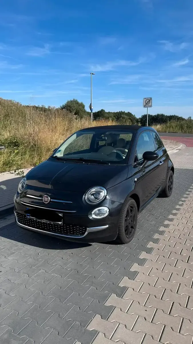 Gebraucht Fiat 500C 105 PS (77 kW) 2018 Schwarz Cabrio