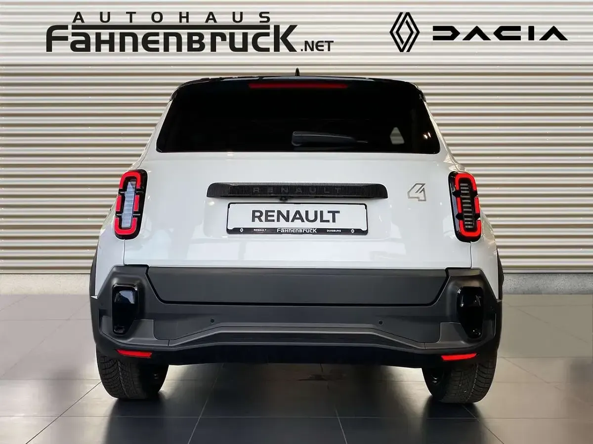 Neu Renault 4 E-Tech Komfort 110 kW (150 PS) 2026 Arktisweiß, dach in black pea SUV