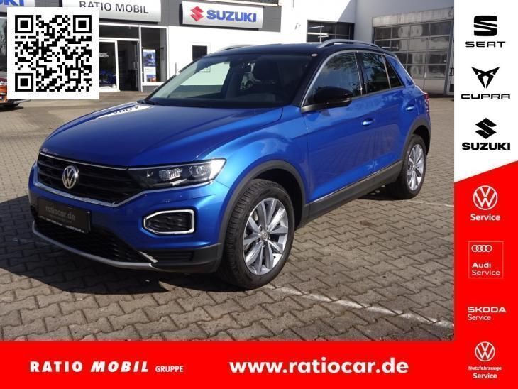 Blau Gebraucht 2019 VW T-Roc Style SUV | 17.490 € (Fairer Preis) - Bild 1/4