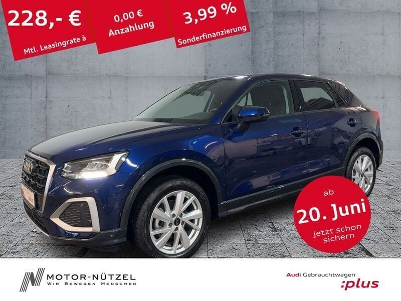 Navarrablau metallic Gebraucht 2024 Audi Q2 Advanced Plus SUV | 28.930 € (Etwas zu teuer) - Bild 1/4