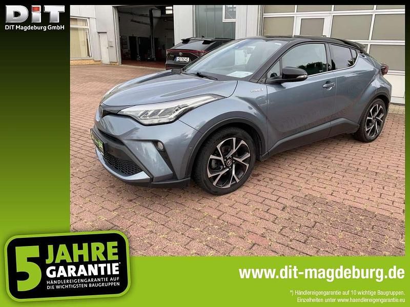 Celestite grey (1k3)/ black (2 Gebraucht 2021 Toyota C-HR Team SUV | 20.490 € (Guter Preis) - Bild 1/4
