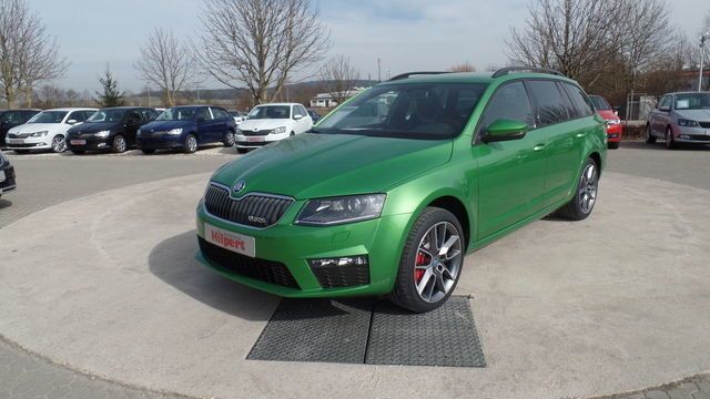 Gebraucht Skoda Octavia RS 184 PS (135 kW) 2016 Grün metallic Kombi