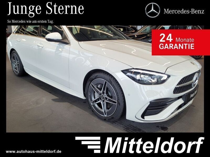 Unilack polarweiß Gebraucht 2023 Mercedes C220 Advanced Plus Limousine | 45.880 € (Etwas zu teuer) - Bild 1/4