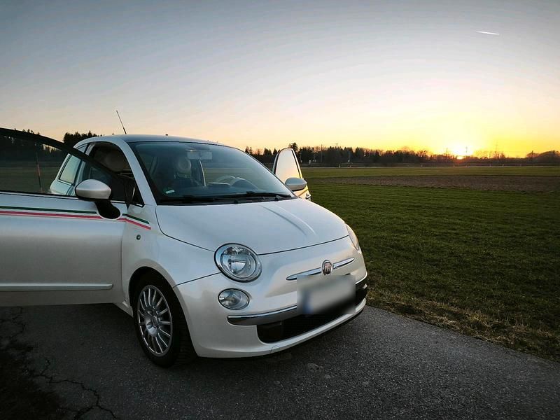 Gebraucht Fiat 500 101 PS (74 kW) 2009 Weiß Cabrio