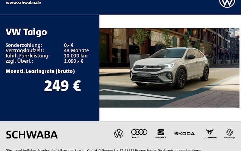 Grau Neu 2025 VW Taigo R-line SUV | 29.980 € (Fairer Preis) - Bild 1/4