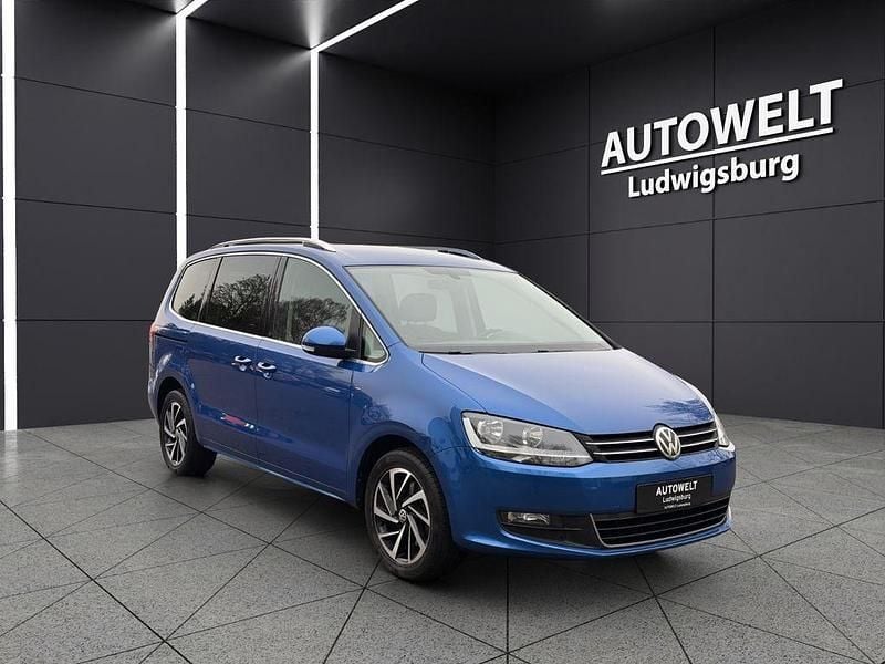 Gebraucht VW Sharan Join 150 PS (110 kW) 2018 Blau Van / Kleinbus