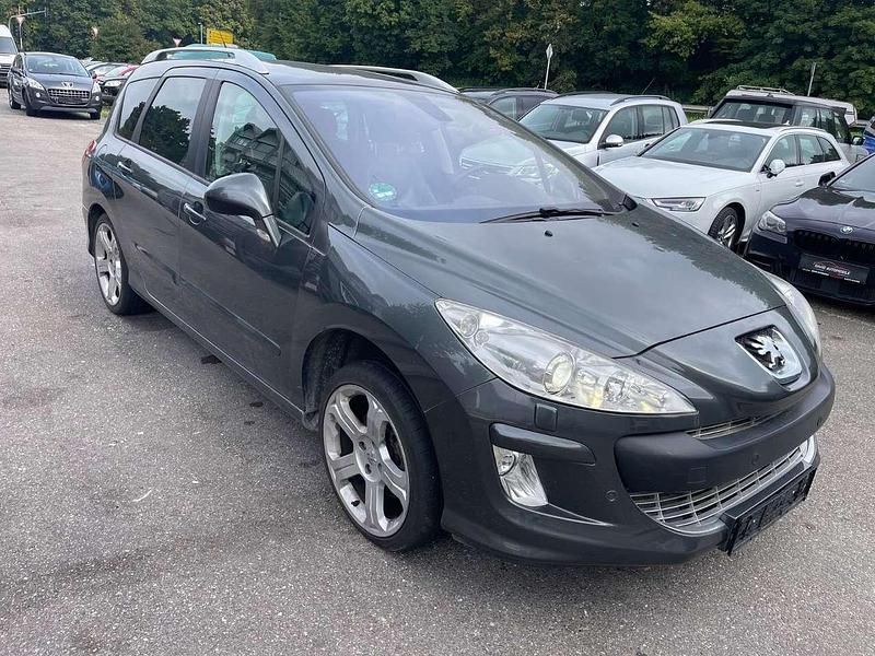 Lack grau shark/metalliclacki Gebraucht 2009 Peugeot 308 SW Platinum Kombi | 850 € - Bild 1/4