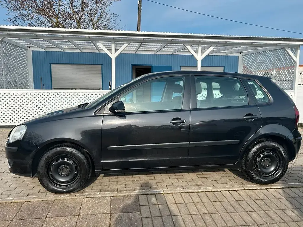 Gebraucht VW Polo Trendline 60 PS (44 kW) 2009 Schwarz Kleinwagen