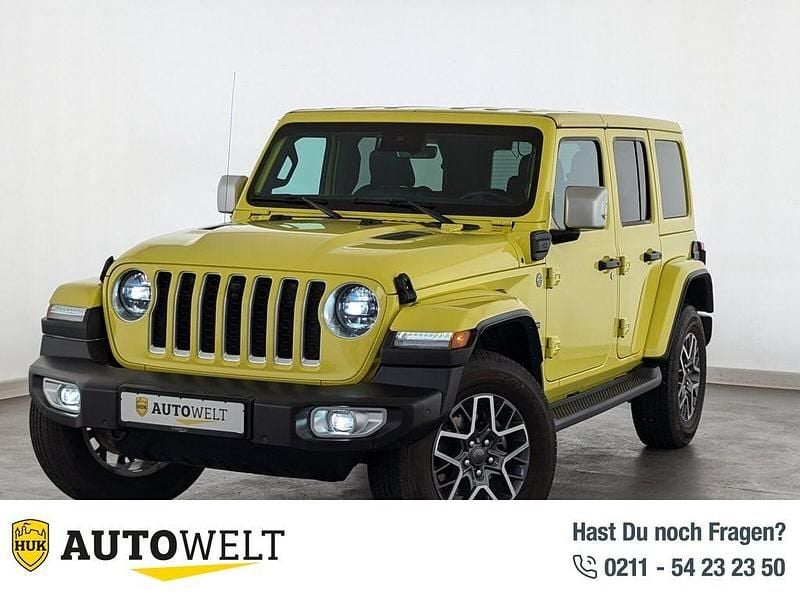 Gelb Gebraucht 2023 Jeep Wrangler Sahara SUV | 56.960 € (Superpreis) - Bild 1/4