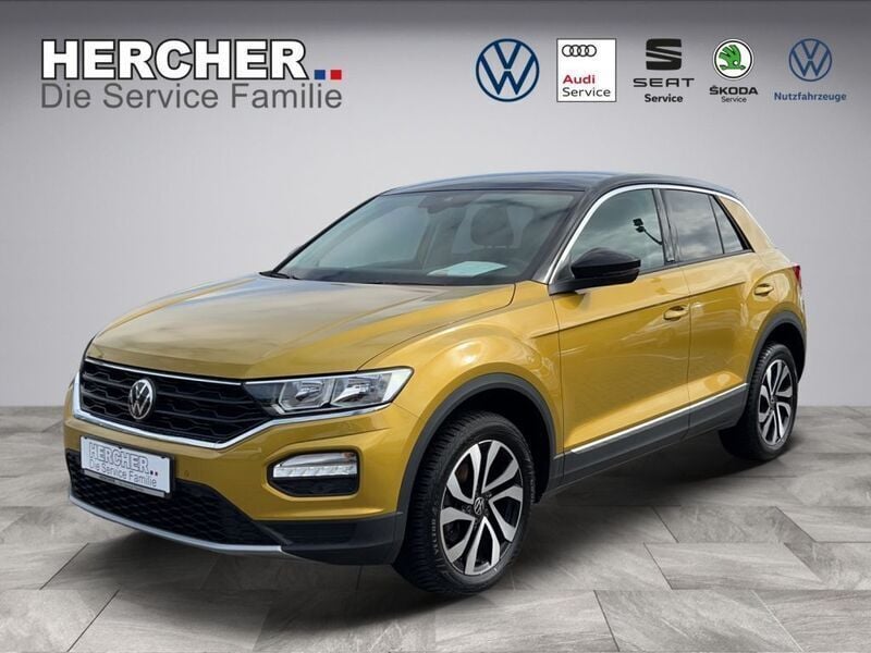 Gelb Gebraucht 2021 VW T-Roc Active SUV | 23.990 € (Fairer Preis) - Bild 1/4