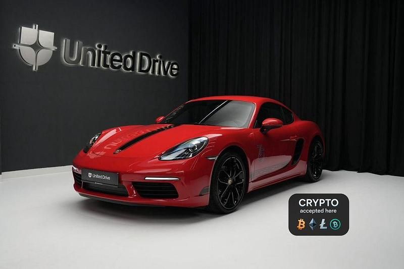 Rot Gebraucht 2023 Porsche Cayman Coupé | 69.900 € (Etwas zu teuer) - Bild 1/4
