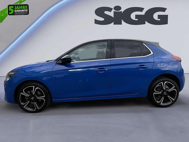 Gebraucht Opel Corsa Elegance 101 PS (74 kW) 2023 Perl blau/voltaik blau Kleinwagen