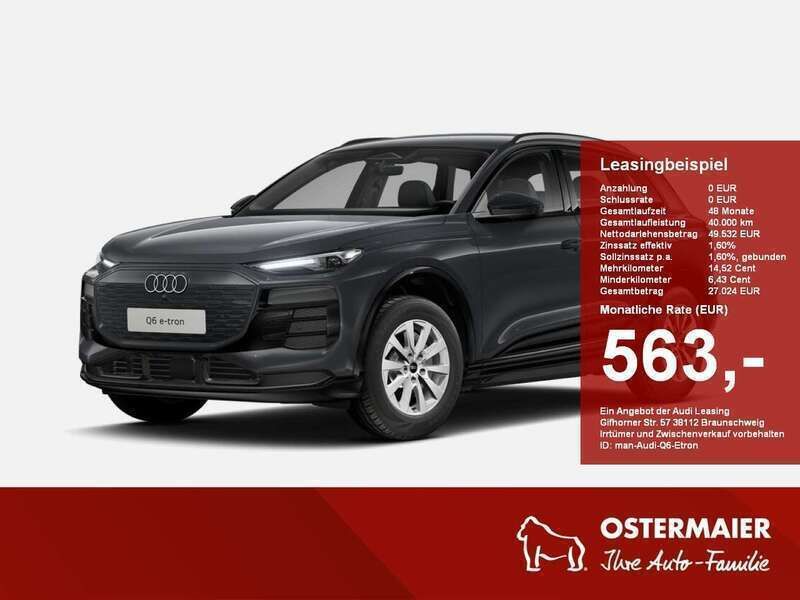 Magnetgrau Neu 2025 Audi Q6 e-tron SUV | 57.990 € (Superpreis) - Bild 1/4