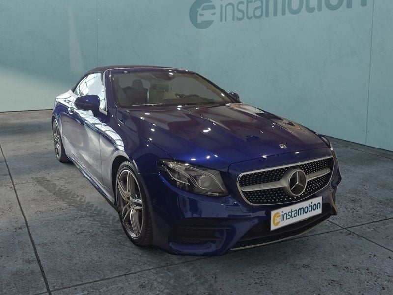 Blau Gebraucht 2020 Mercedes E300 Sport Cabrio | 45.930 € (Etwas zu teuer) - Bild 1/3
