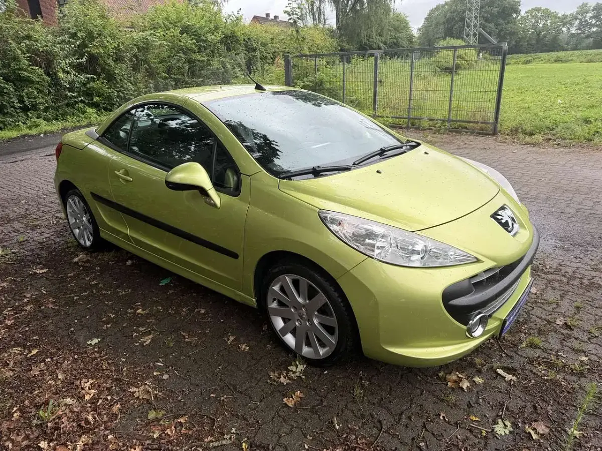 Gebraucht Peugeot 207 CC Sport 150 PS (110 kW) 2007 Lack gelb lacerta/metallic Cabrio