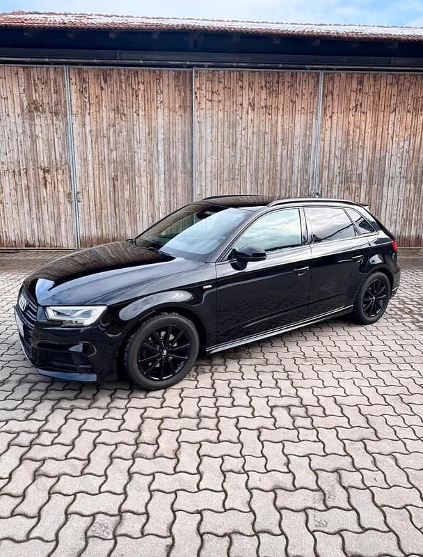 Gebraucht Audi A3 Sportback S-Line 150 PS (110 kW) 2017 Schwarz Kleinwagen
