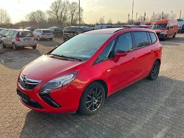Gebraucht Opel Zafira Tourer Edition 136 PS (100 kW) 2015 Rot Van / Kleinbus