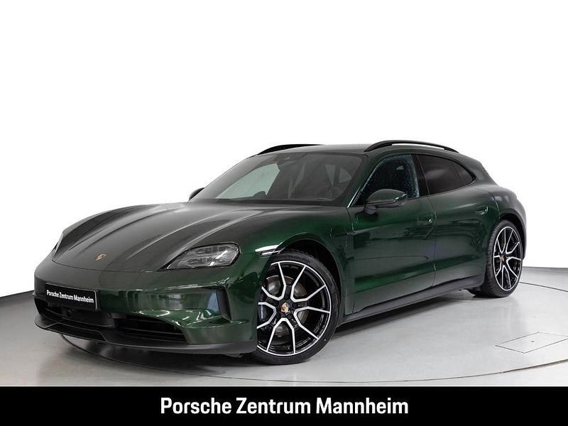 Oakgrünmetallic neo Gebraucht 2024 Porsche Taycan Sport Turismo Limousine | 109.900 € - Bild 1/4