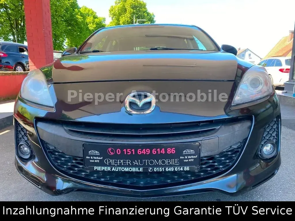 Gebraucht Mazda 3 Edition 105 PS (77 kW) 2012 Schwarz Limousine