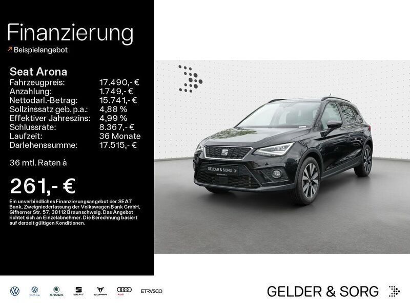 Schwarz Gebraucht 2020 Seat Arona Style SUV | 17.990 € (Etwas zu teuer) - Bild 1/4
