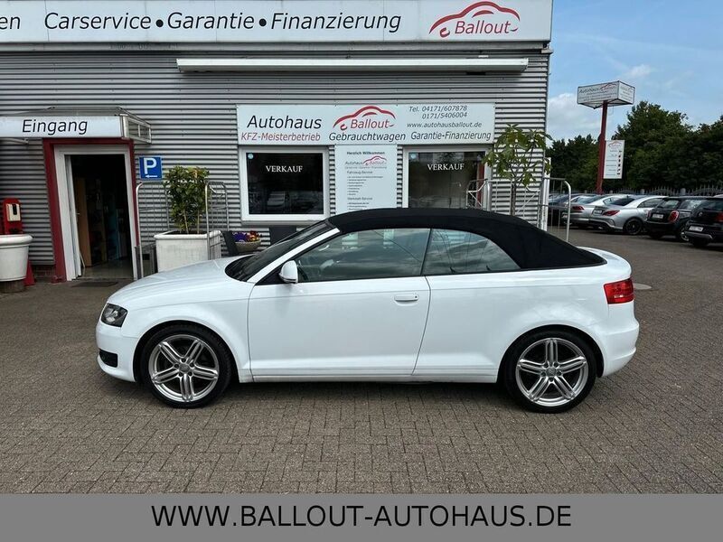 Weiß Gebraucht 2010 Audi A3 Cabriolet Ambition Cabrio | 7.950 € (Fairer Preis) - Bild 1/4