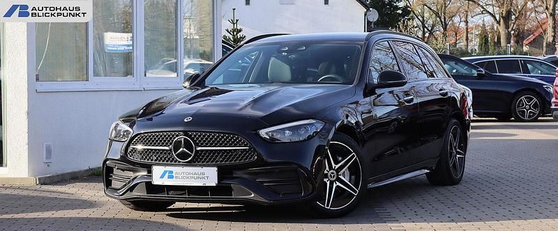 Schwarz Gebraucht 2021 Mercedes C300 AMG | 35.849 € (Fairer Preis) - Bild 1/4