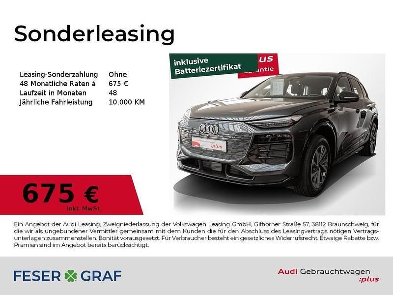 Manhattangrau metallic Gebraucht 2024 Audi Q6 e-tron Ambiente SUV | 64.990 € (Guter Preis) - Bild 1/4
