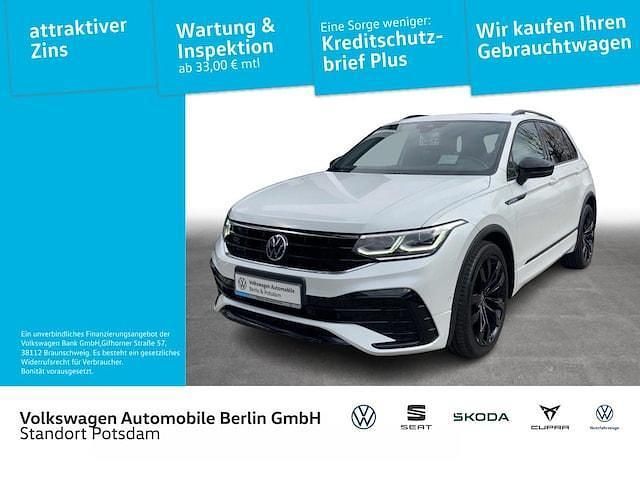 Weiß Gebraucht 2021 VW Tiguan R-line SUV | 41.950 € (Teuer) - Bild 1/4