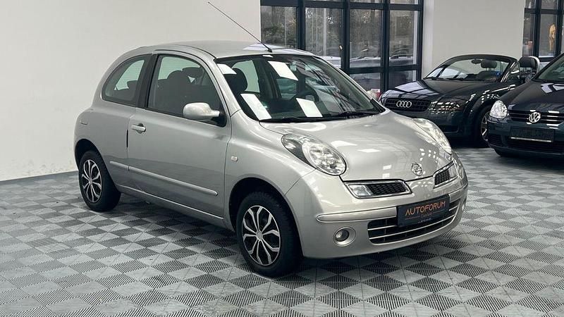 Silber Gebraucht 2008 Nissan Micra Acenta Kleinwagen | 4.999 € (Teuer) - Bild 1/4