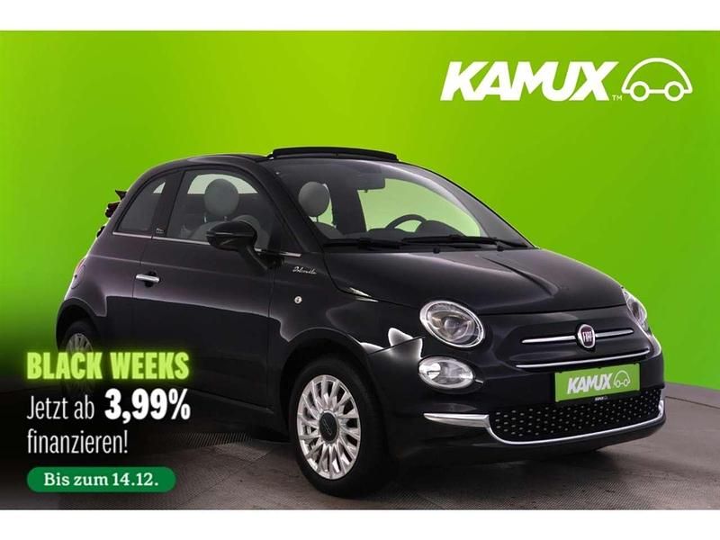 Schwarz Gebraucht 2021 Fiat 500 Dolcevita Cabrio | 11.490 € (Fairer Preis) - Bild 1/3