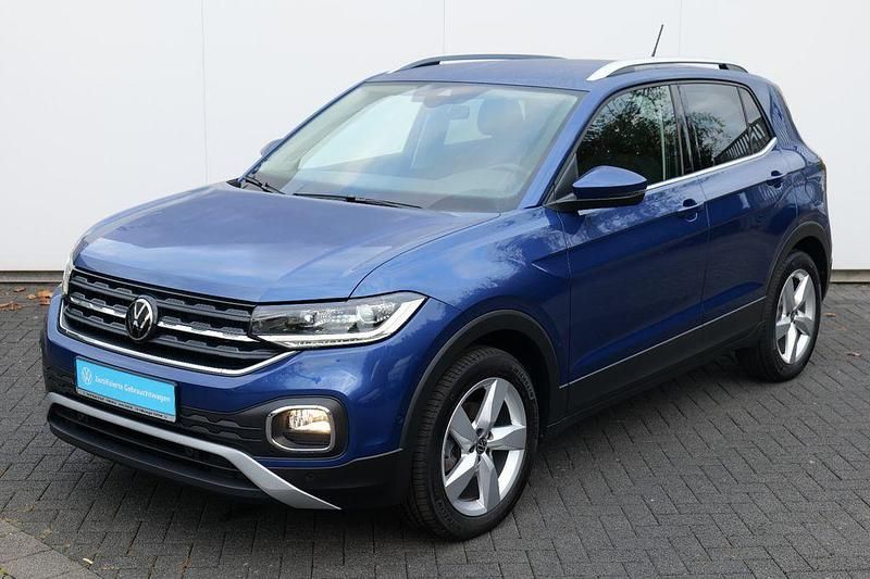 Gebraucht VW T-Cross Style 150 PS (110 kW) 2021 Reef blue metallic SUV