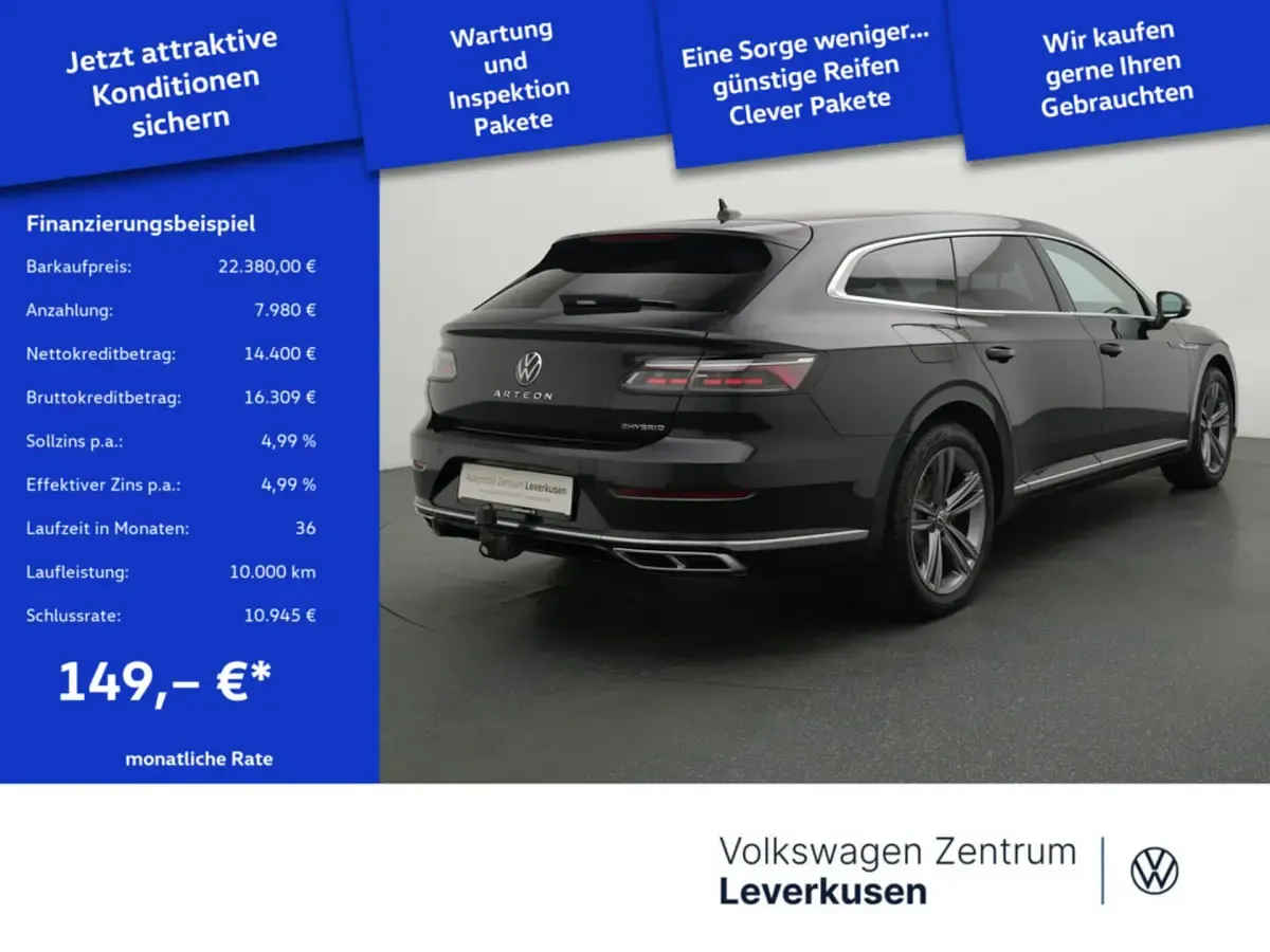 Gebraucht VW Arteon R-line 218 PS (160 kW) 2022 Schwarz Kombi