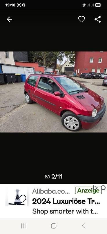 Gebraucht Renault Twingo 2005 Rot Kleinwagen