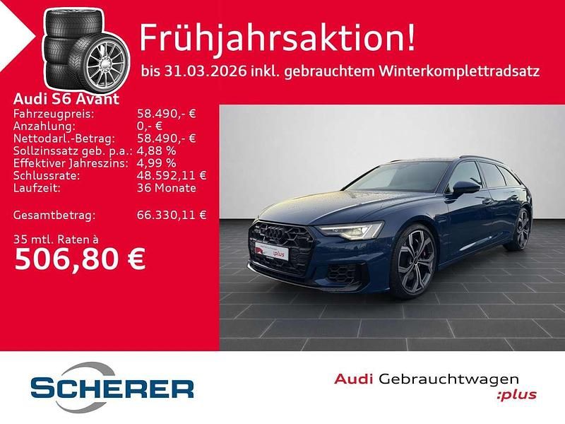 Gebraucht Audi S6 Ambiente 344 PS (253 kW) 2024 Ascariblau metallic Kombi