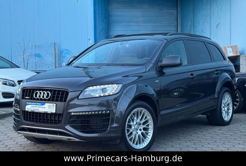 Grau Gebraucht 2015 Audi Q7 S-Line SUV | 28.490 € (Fairer Preis) - Bild 1/4