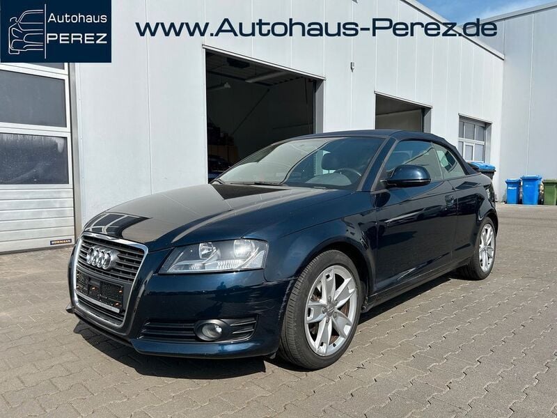 Blau Gebraucht 2009 Audi A3 Cabriolet Ambition Cabrio | 5.399 € (Superpreis) - Bild 1/4