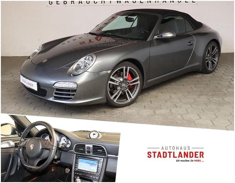 Meteorgrau Gebraucht 2011 Porsche 911 Carrera 4S Cabriolet Cabrio | 82.990 € (Etwas zu teuer) - Bild 1/4