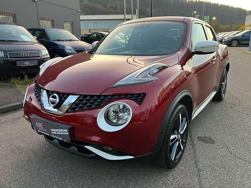 Alizarin crimson Gebraucht 2017 Nissan Juke Acenta SUV | 9.890 € (Fairer Preis) - Bild 1/4