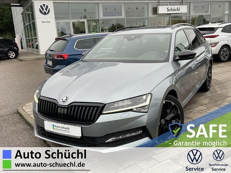 Business grau Gebraucht 2020 Skoda Superb SportLine Kombi | 28.870 € (Fairer Preis) - Bild 1/4
