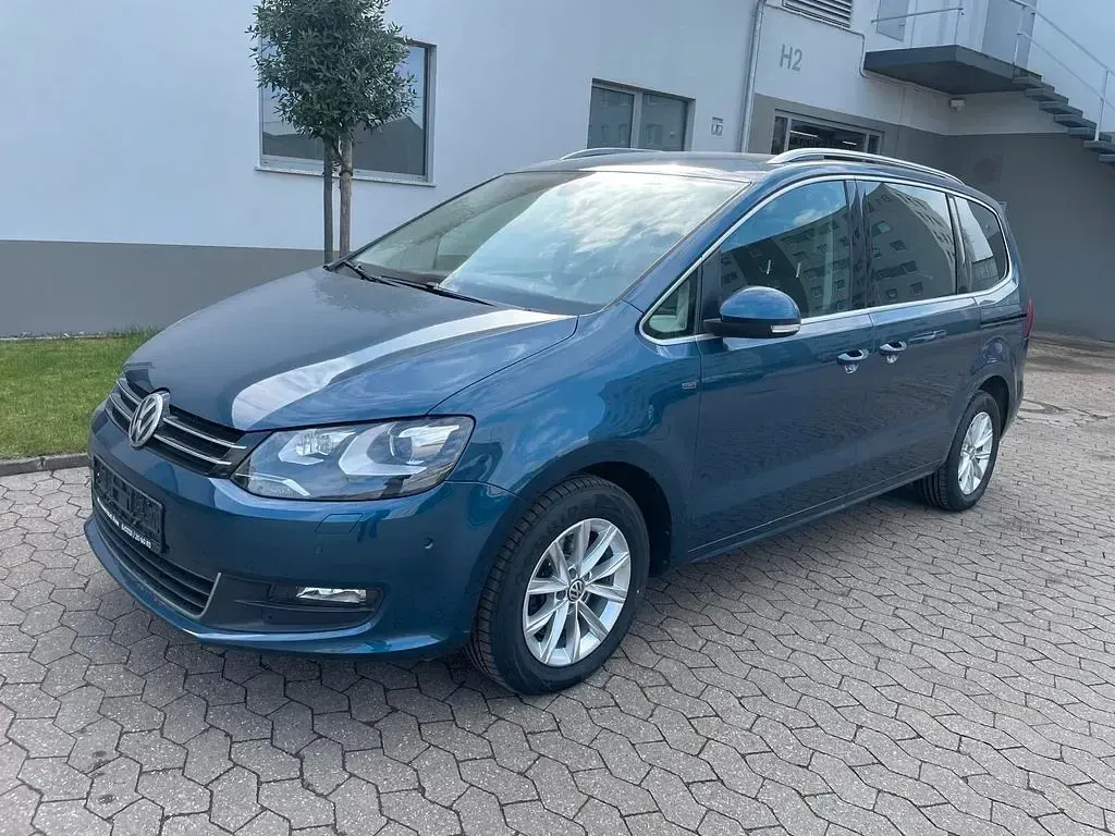 Brugt VW Sharan Ocean 150 HK (110 kW) 2015 Blå MPV