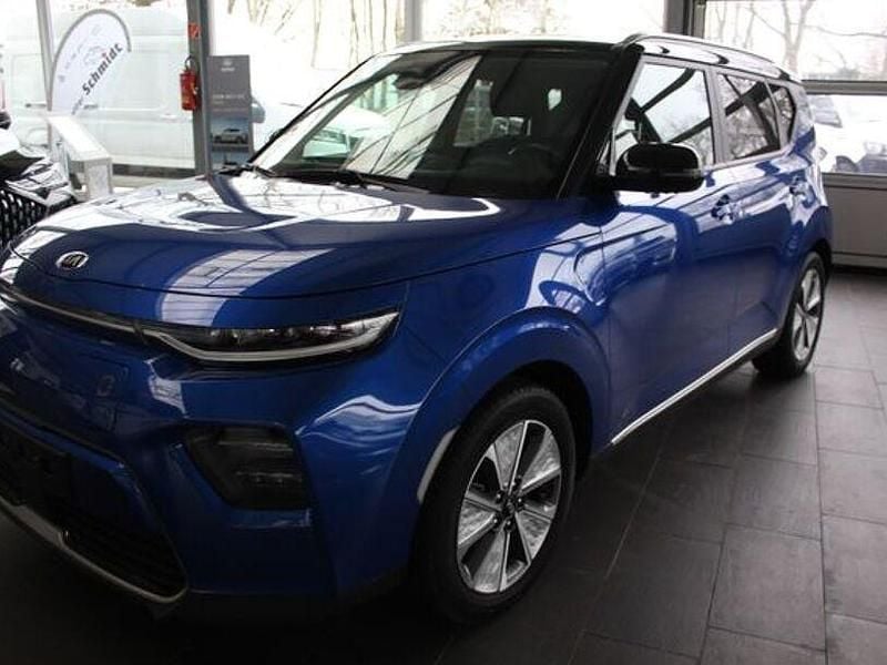 Blau Gebraucht 2020 Kia Soul EV Spirit SUV | 20.890 € (Teuer) - Bild 1/4