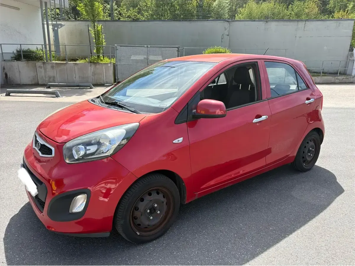 Brugt Kia Picanto 70 HK (51 kW) 2012 Rød Hatchback