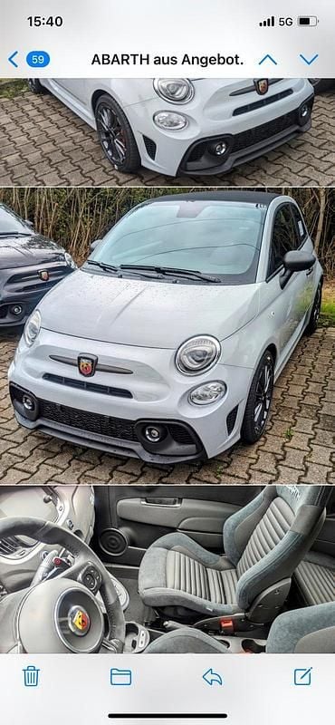 Grau Gebraucht 2023 Fiat 500 Abarth Cabrio | 29.990 € - Bild 1/4
