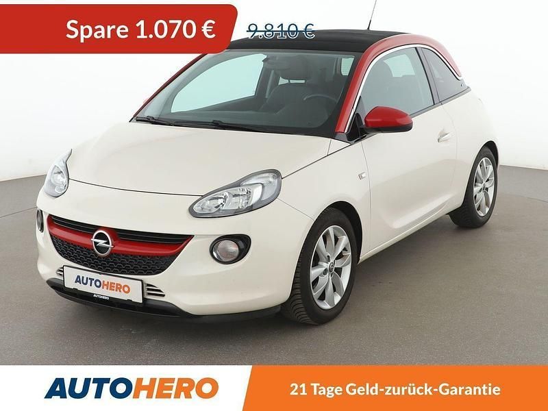 Weiß Gebraucht 2016 Opel Adam Open Air Kleinwagen | 8.740 € (Fairer Preis) - Bild 1/3