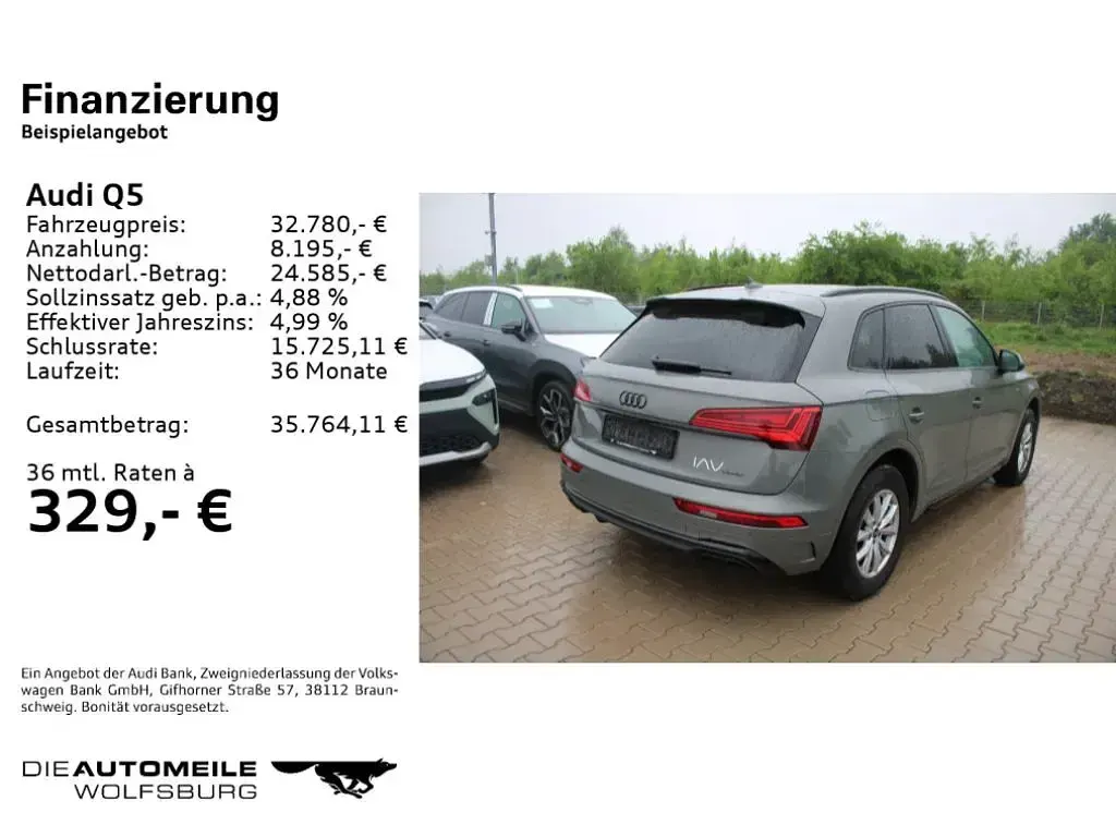 Second-hand Audi Q5 S-Line 299 CP (219 kW) 2023 Gri SUV