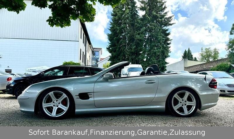 Gebraucht Mercedes SL500 306 PS (225 kW) 2003 Silber (metallic) Cabrio