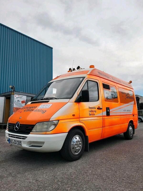 Orange Gebraucht 2001 Mercedes Sprinter Van | 18.990 € - Bild 1/4