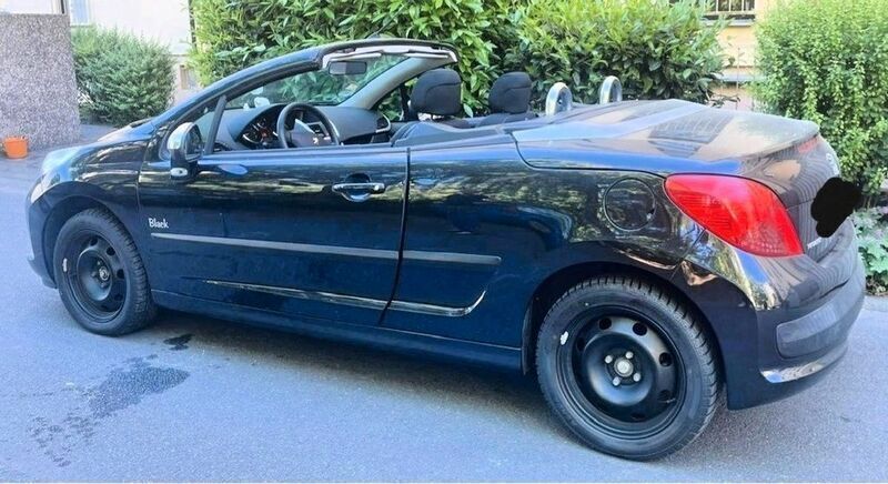 Schwarz Gebraucht 2008 Peugeot 207 CC Filou Cabrio | 3.100 € (Guter Preis) - Bild 1/4