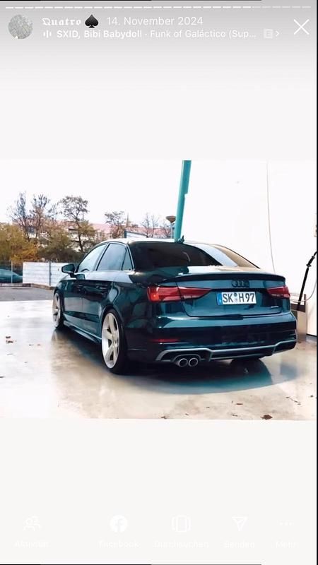 Blau Gebraucht 2017 Audi A3 Black Edition Limousine | 19.500 € (Fairer Preis) - Bild 1/4